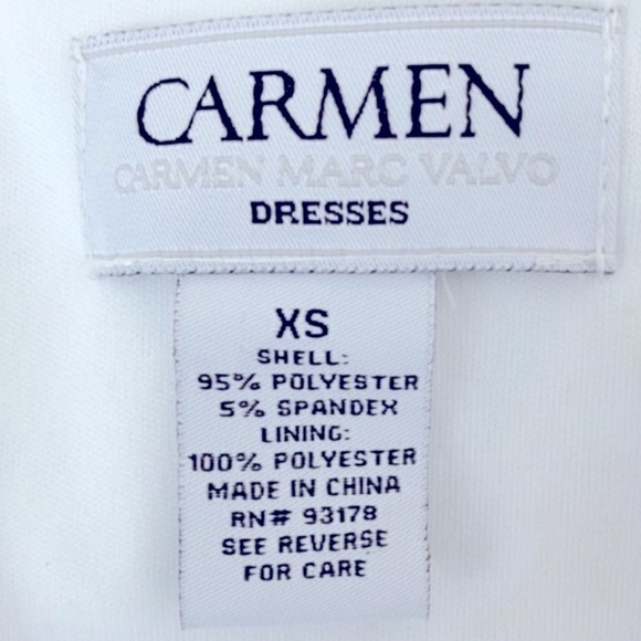 CARMEN MARC VALVO FLORAL POPPY Red Black MULTICOLOR SLEEVELESS LBD MINI DRESS - Picture 6 of 7